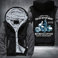 New York Police Department motorcycle Fleece Hoodies Jacket