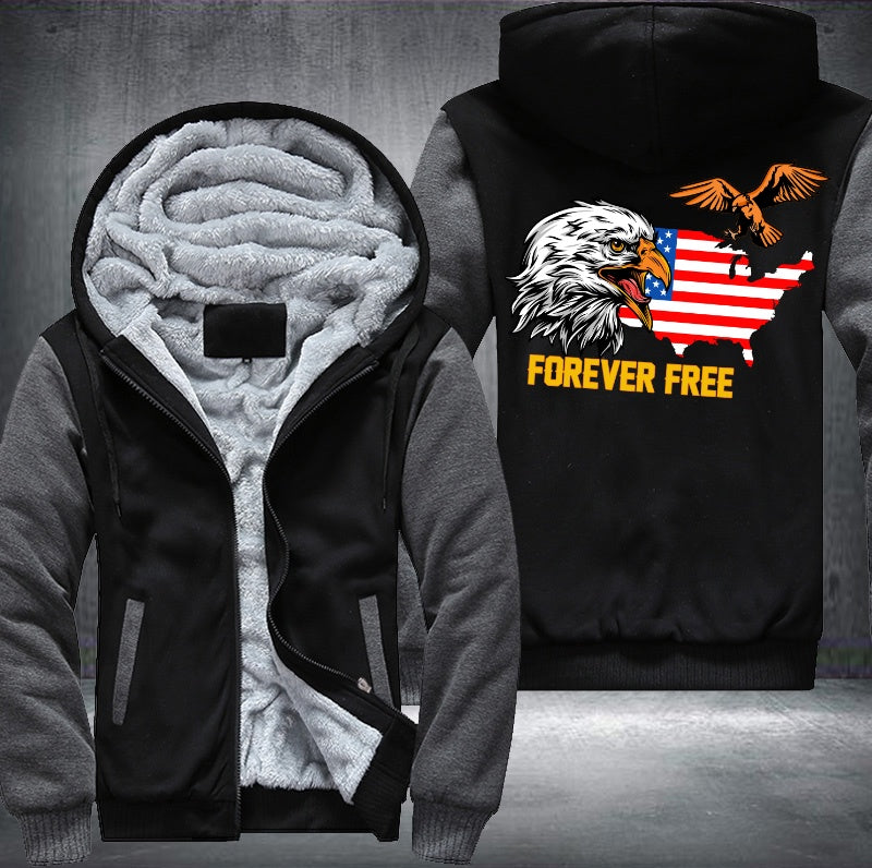 FOREVER FREE Fleece Hoodies Jacket