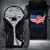 MADE WITH PRIDE in America Fleece Hoodies Jacket