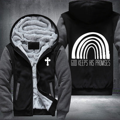 God keeps his promises Fleece Hoodies Jacket
