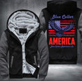 Blue Collar AMERICA Fleece Hoodies Jacket