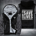 Study to save lives Fleece Hoodies Jacket