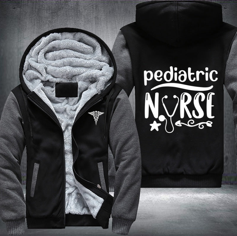 Pediatric nurse Fleece Hoodies Jacket