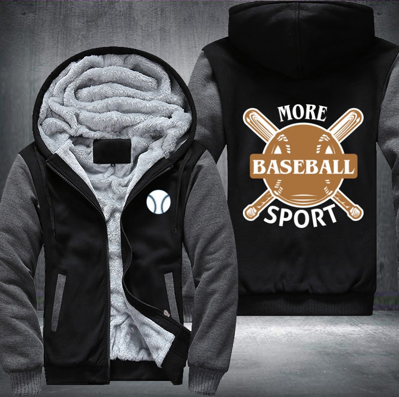 More sport baseball Fleece Hoodies Jacket