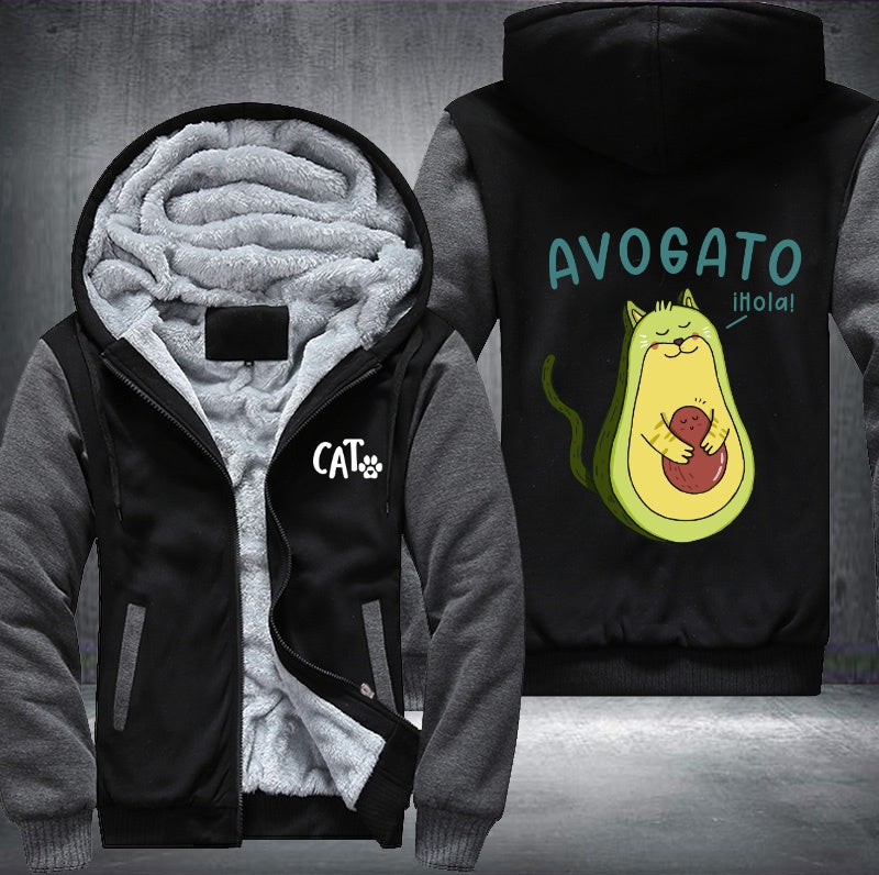 CAT AVOGATO iHola Fleece Hoodies Jacket