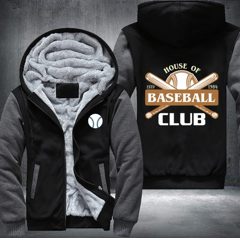 House of baseball club Fleece Hoodies Jacket