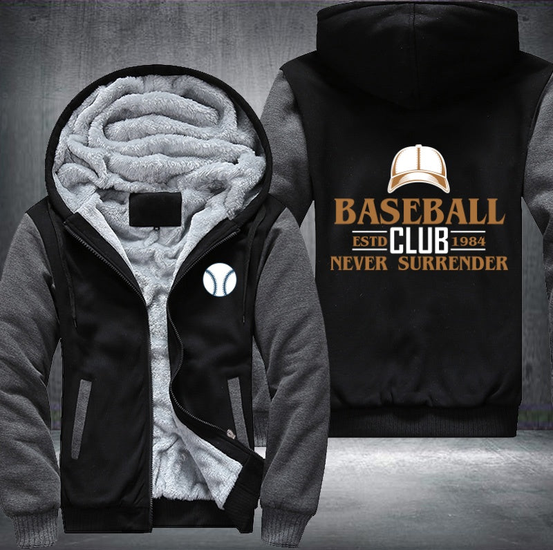 Baseball club never surrender Fleece Hoodies Jacket