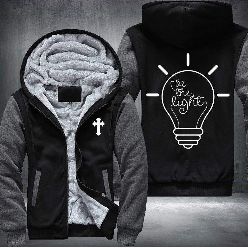 Be the light Fleece Hoodies Jacket