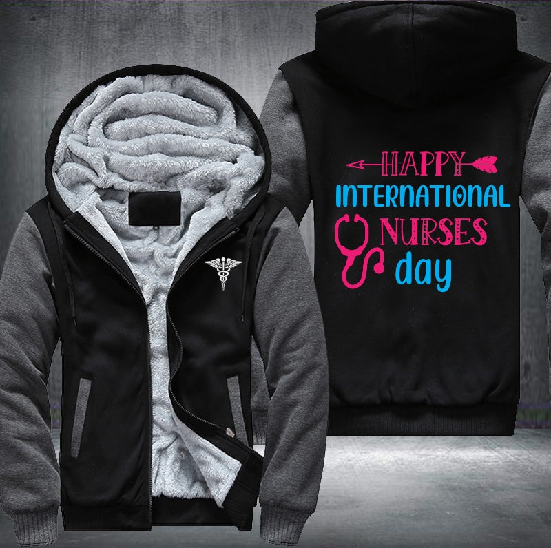 Happy international nurses day Fleece Hoodies Jacket