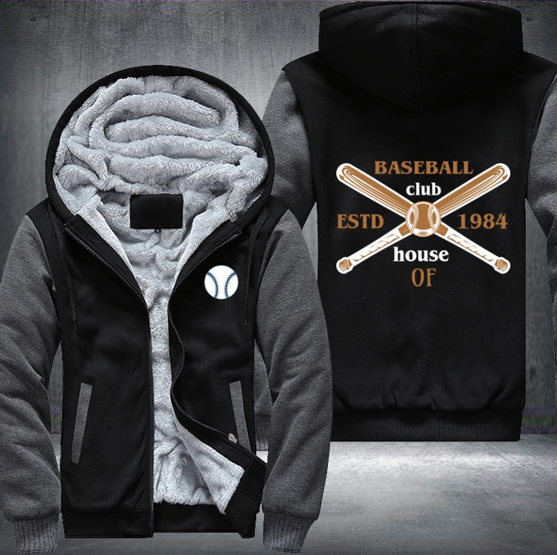 Baseball club house Fleece Hoodies Jacket