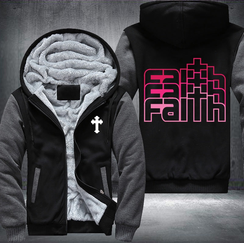 Faith Fleece Hoodies Jacket