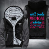 Will trade medical advice for tacos printed Fleece Hoodies Jacket