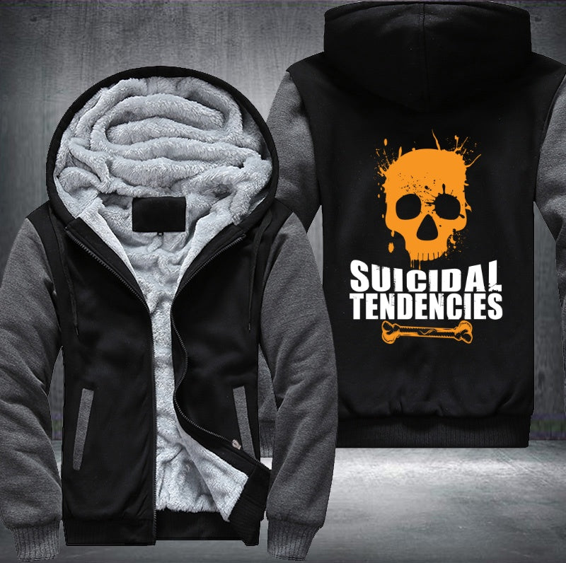 Skull Suicidal Tendencies Fleece Hoodies Jacket