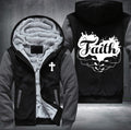 Faith Heart on hand Fleece Hoodies Jacket