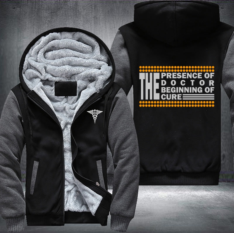 The presence of doctor beginning of cure Fleece Hoodies Jacket