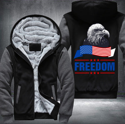 US EAGLE FREEDOM Fleece Hoodies Jacket
