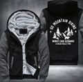 GO MOUNTAIN BIKING Fleece Hoodies Jacket