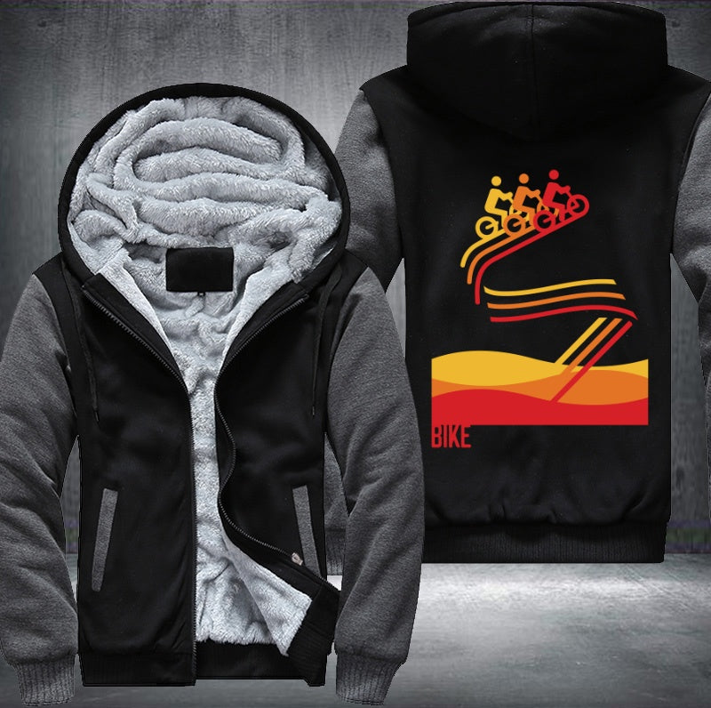 BIKE UP Fleece Hoodies Jacket