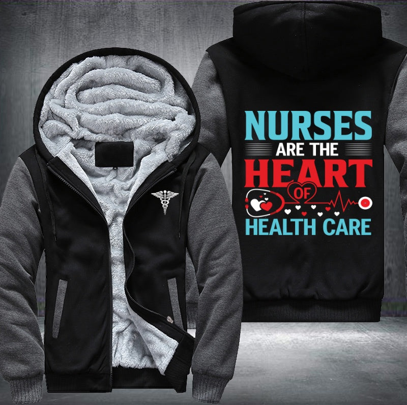 Nurse are the heart of health care Fleece Hoodies Jacket