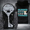 Nurses may not be angels but they are the next best things Fleece Hoodies Jacket