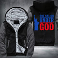 ONE NATION UNDER GOD Fleece Hoodies Jacket