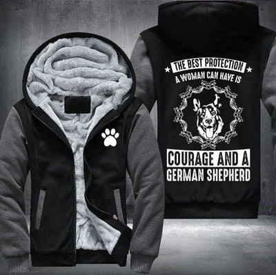The best protection German Shepherd Fleece Hoodies Jacket