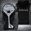 BICYCLE HEART BEAT Fleece Hoodies Jacket