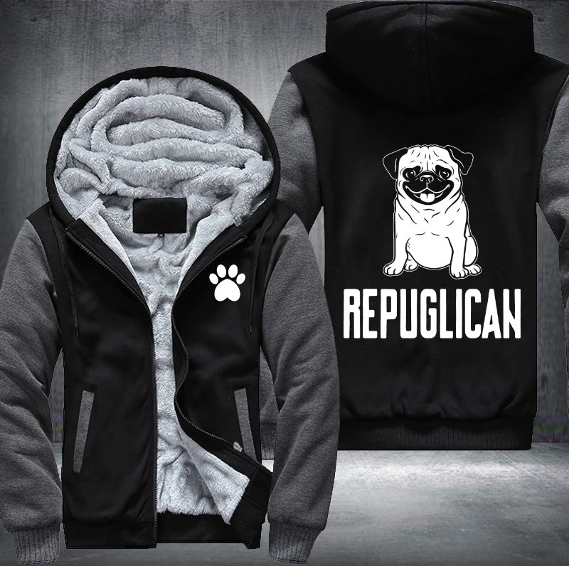 REPUGLICAN Fleece Hoodies Jacket