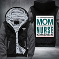 I am a mom and a nurse nothing scares me Fleece Hoodies Jacket