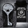 You don't always need a plan just need balls and a beard Fleece Hoodies Jacket