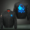 Love Pug Dog Luminous Print Bomber Jacket