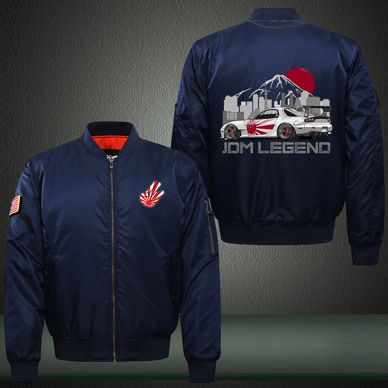 JDM LEGEND Print Bomber Jacket