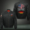 Living in America with German roots Print Bomber Jacket