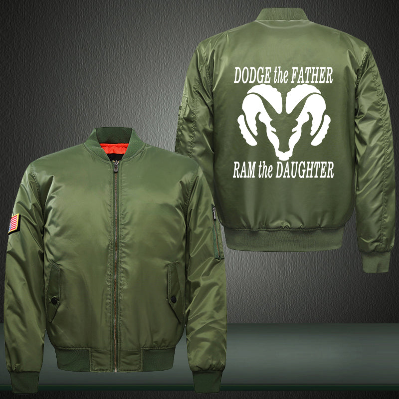 Dodge the Father ram the daughter Print Bomber Jacket