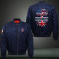 Living in America with British roots Print Bomber Jacket