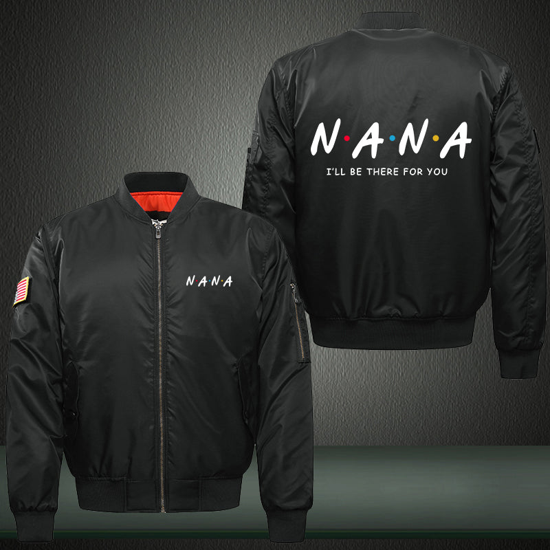 NANA I will e there for you Print Bomber Jacket