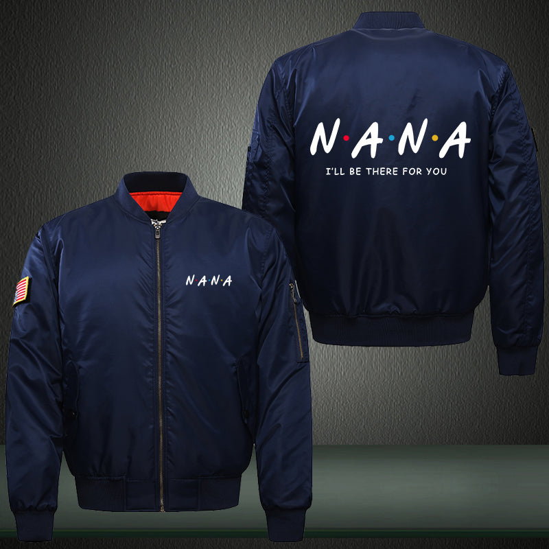 NANA I will e there for you Print Bomber Jacket
