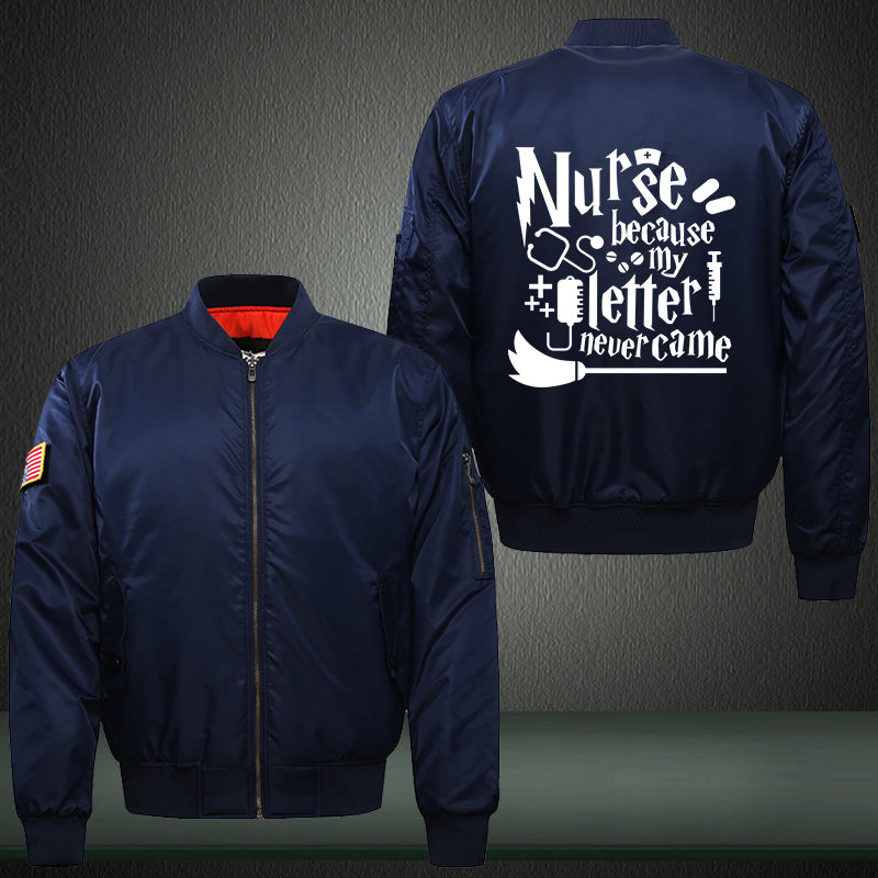 Nurse because my letter never came Print Bomber Jacket