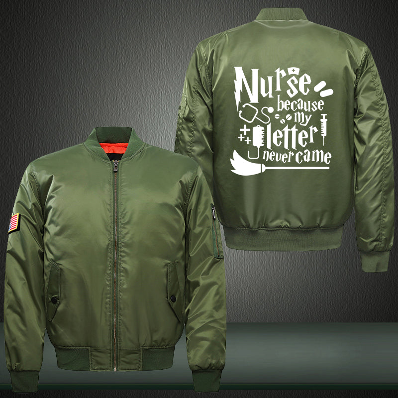 Nurse because my letter never came Print Bomber Jacket