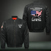 I walked the walk Print Long Sleeve Bomber Jacket