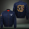 Freedom is not free Print Long Sleeve Bomber Jacket