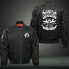 I own it forever the title mechanic Print Long Sleeve Bomber Jacket