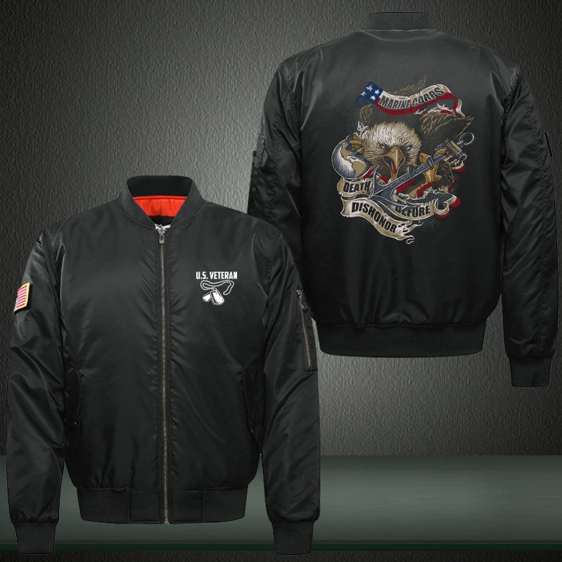 Marine Corps Print Bomber Jacket