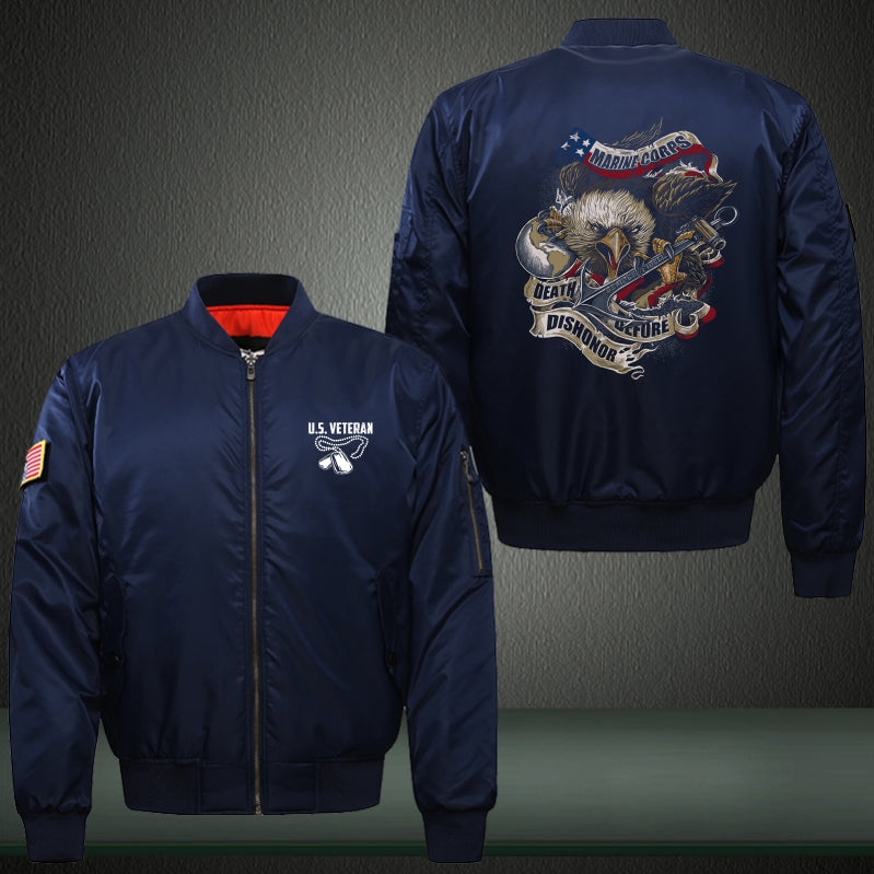 Marine Corps Print Bomber Jacket