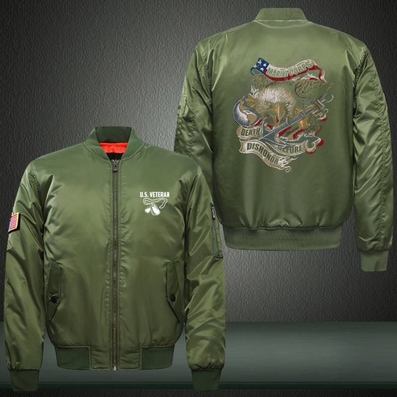 Marine Corps Print Bomber Jacket