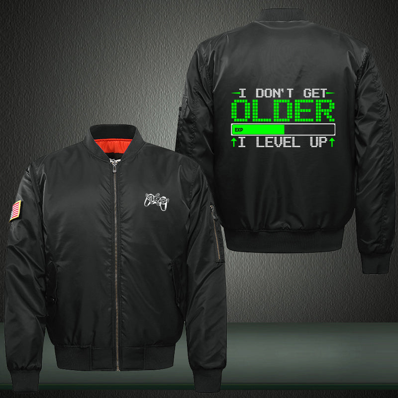 Gamer I don't get older Print Bomber Jacket