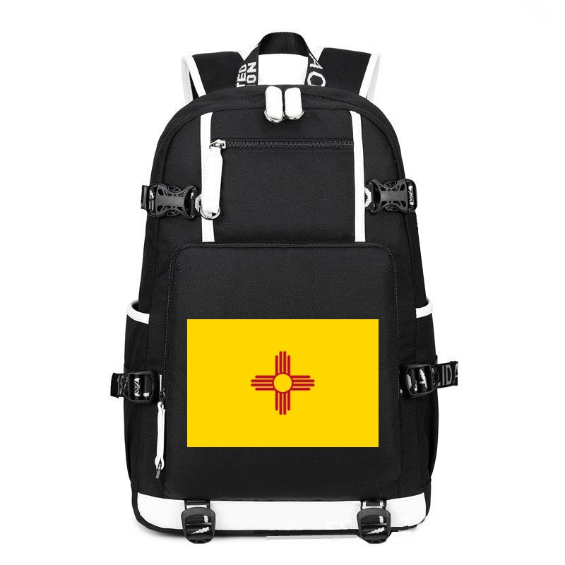 Flag of New_Mexico printing Canvas Backpack