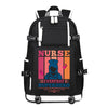 Nurse Everyday Superhero printing Canvas Backpack