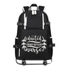 Educted Nurse printing Canvas Backpack