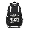 Pediatric Nurse printing Canvas Backpack